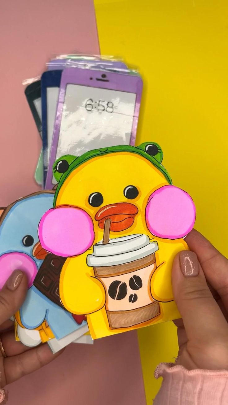 736x1308  Бумажные сюрпризы еда для уточки ЛАЛАФАНФАН и обои на телефон | Поделки,  Подростковые поделки, Бумажные поделки