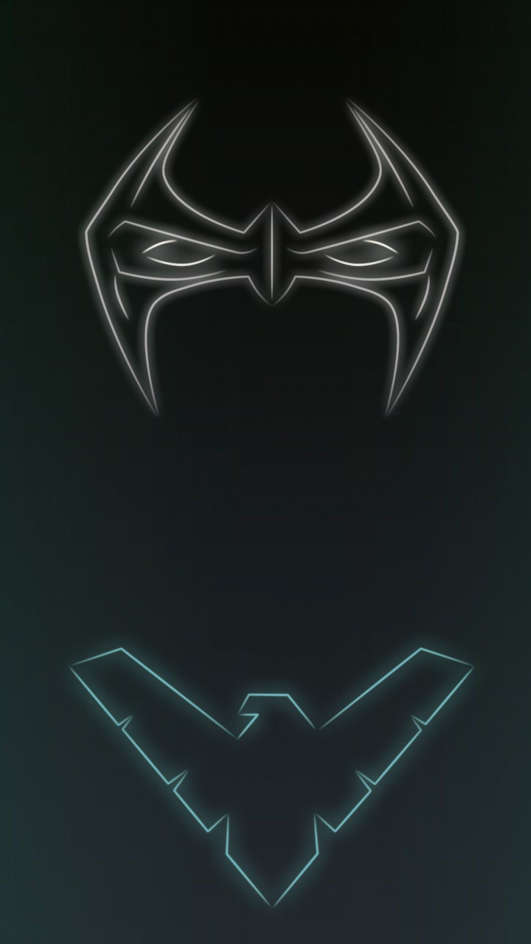 1080x1920   Neon Light Nightwing | Nightwing Nightwing обои Обои супергероев