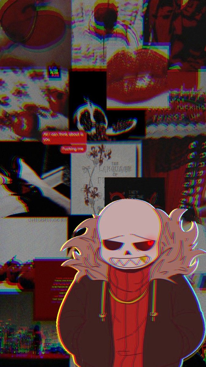 674x1200  Обои с Фелл! Сансом ~ | Изображения скелетов, Милые рисунки, Милые каракули