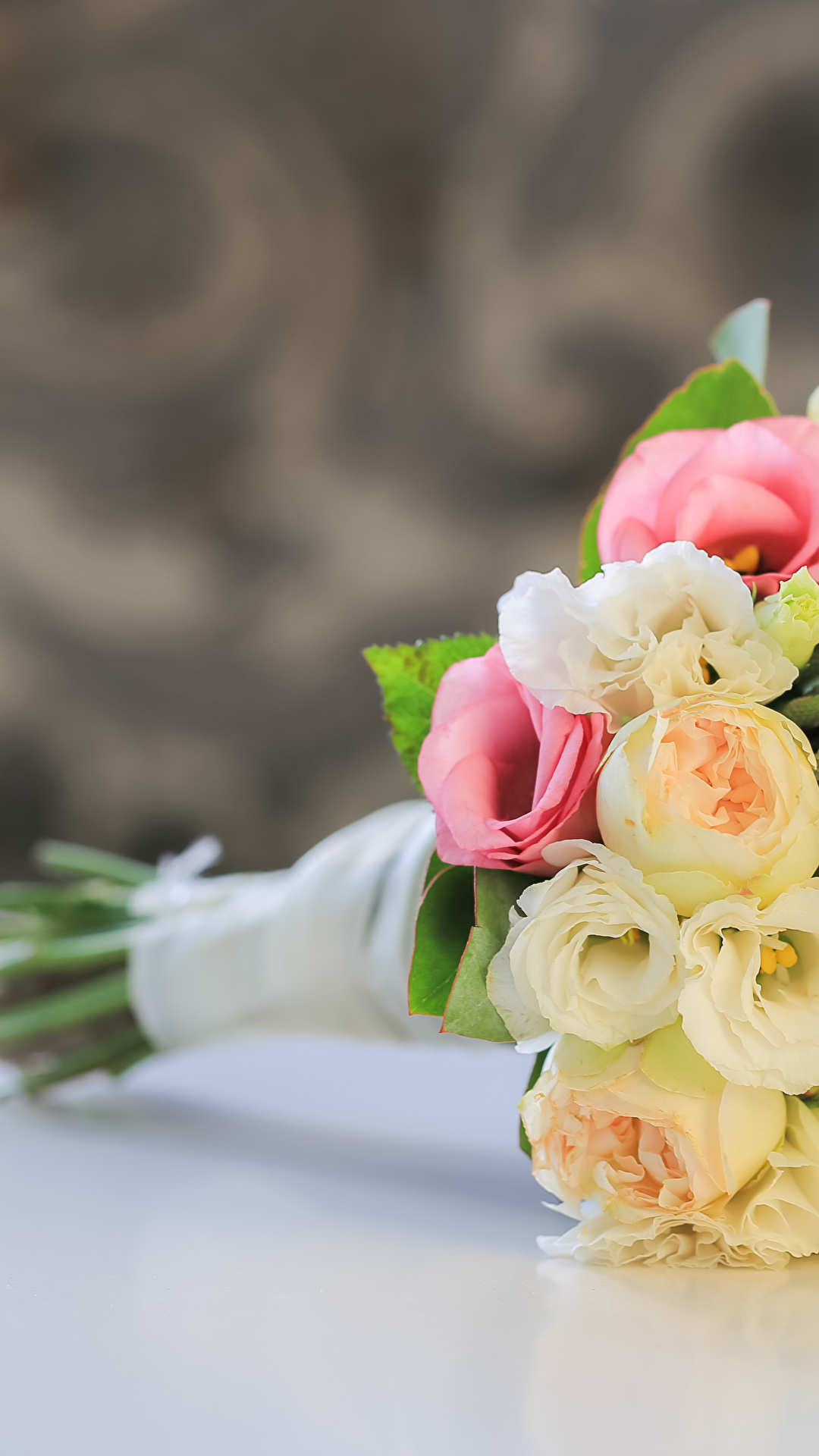 1080x1920  Картинки свадебные Букеты Розы Цветы 1080x1920