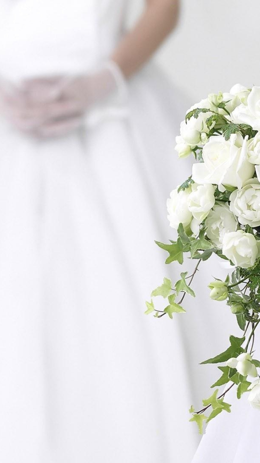 1080x1920  Обои свадьба, подвенечное платье, цветочный букет, букет, белые на телефон  Android, 1080x1920 картинки и фото бесплатно