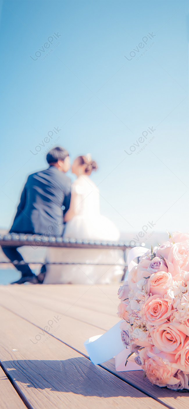 650x1407  Красивые свадебные обои для мобильного телефона изображение_Фото номер  400293327_JPG Формат изображения_ru.lovepik.com