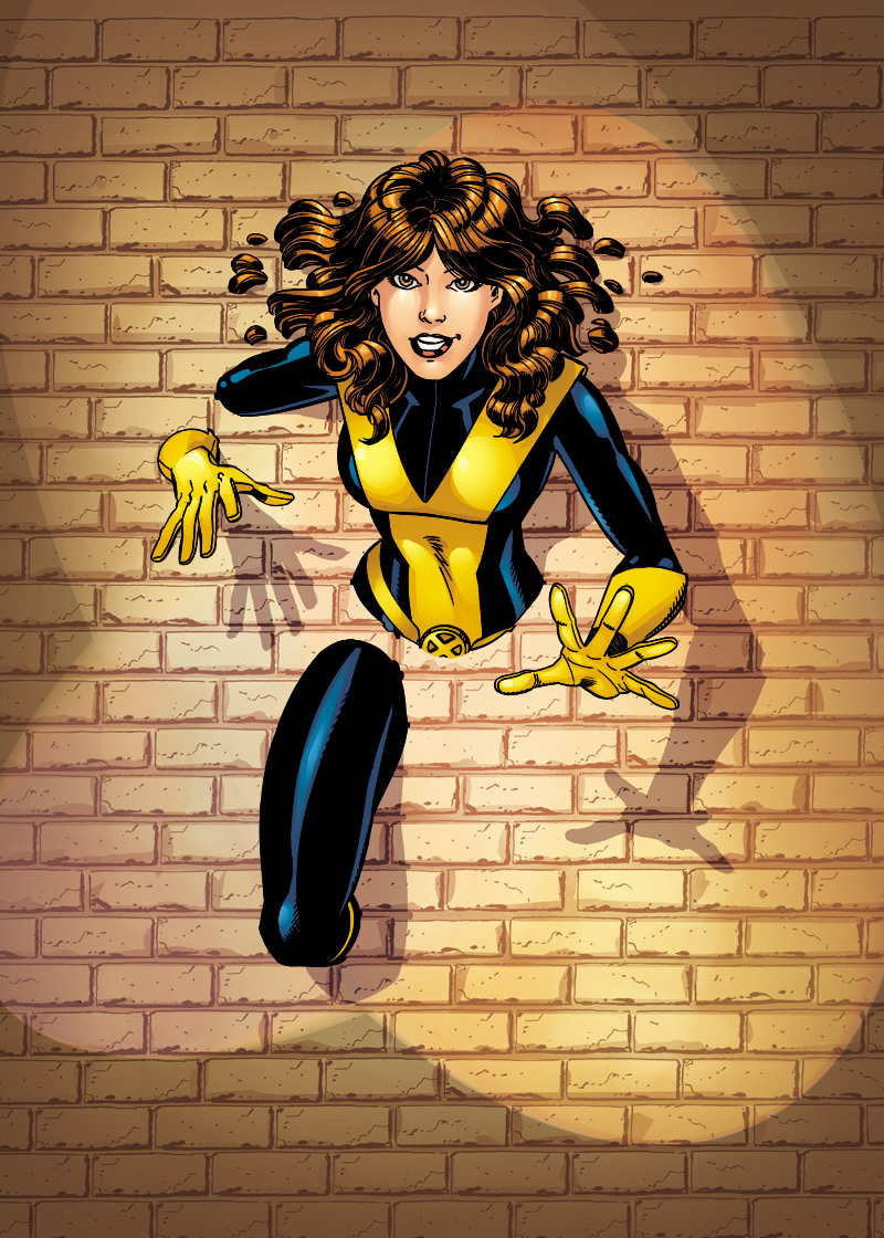 800x1120  Kitty Pryde Shadowcat Lockheed | Китти Прайд Обои из комиксов Девушки Marvel