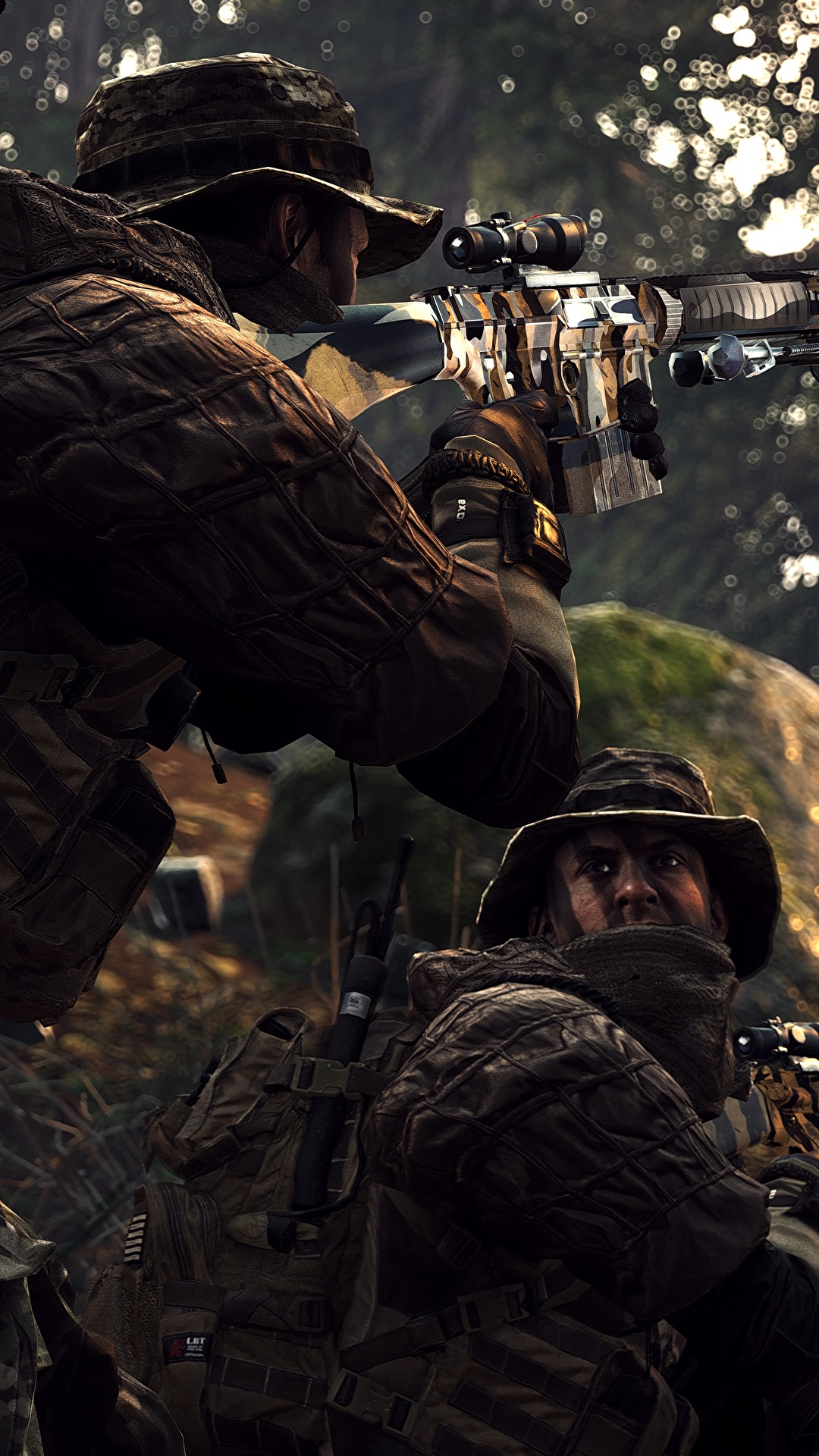 1080x1920  Картинка Battlefield 4 Снайперская винтовка снайпер 1080x1920