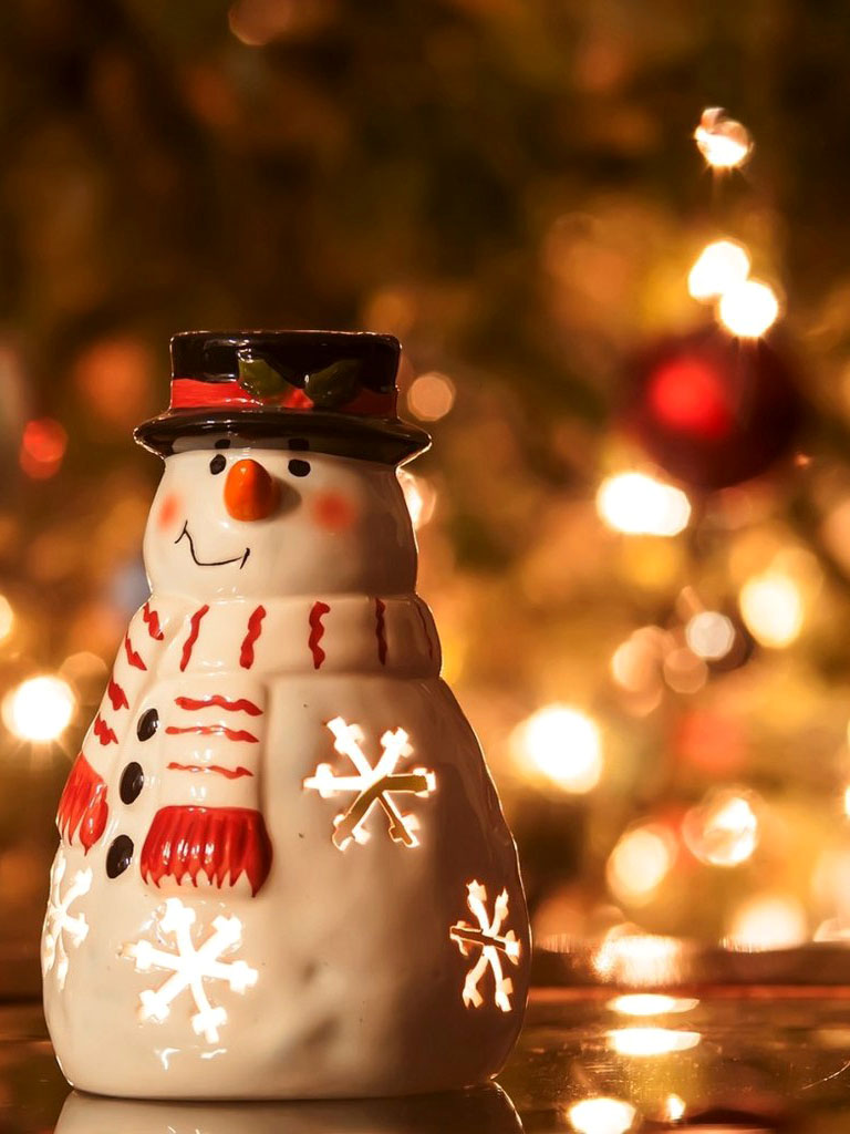 768x1024  Скачать картинку Игрушка Снеговик бесплатно