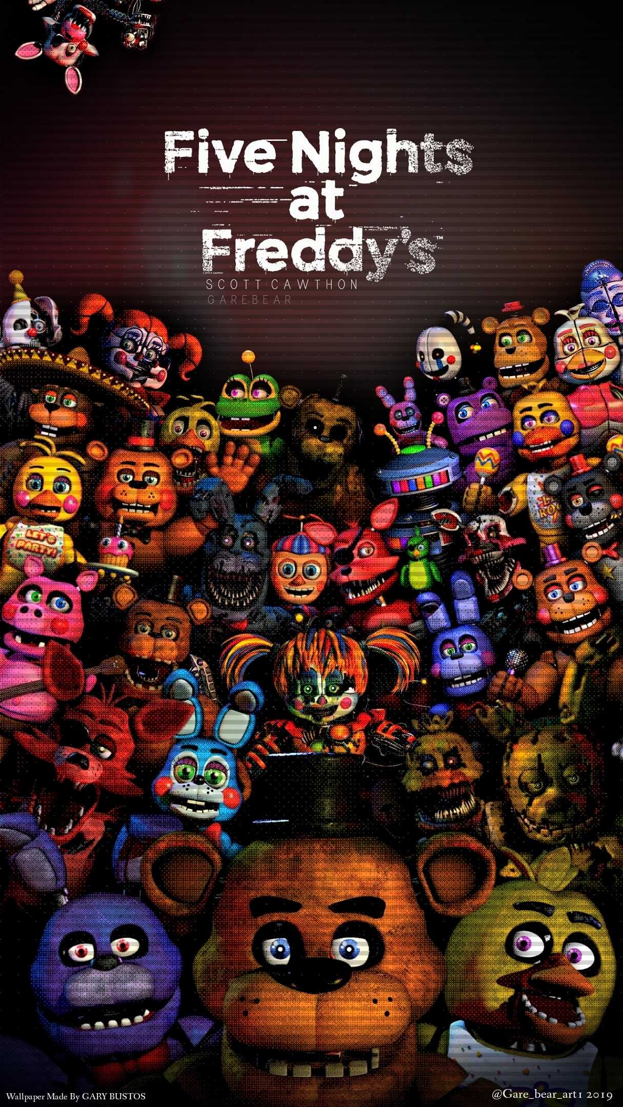 1215x2160  Fnaf обои на телефон (24 фото)