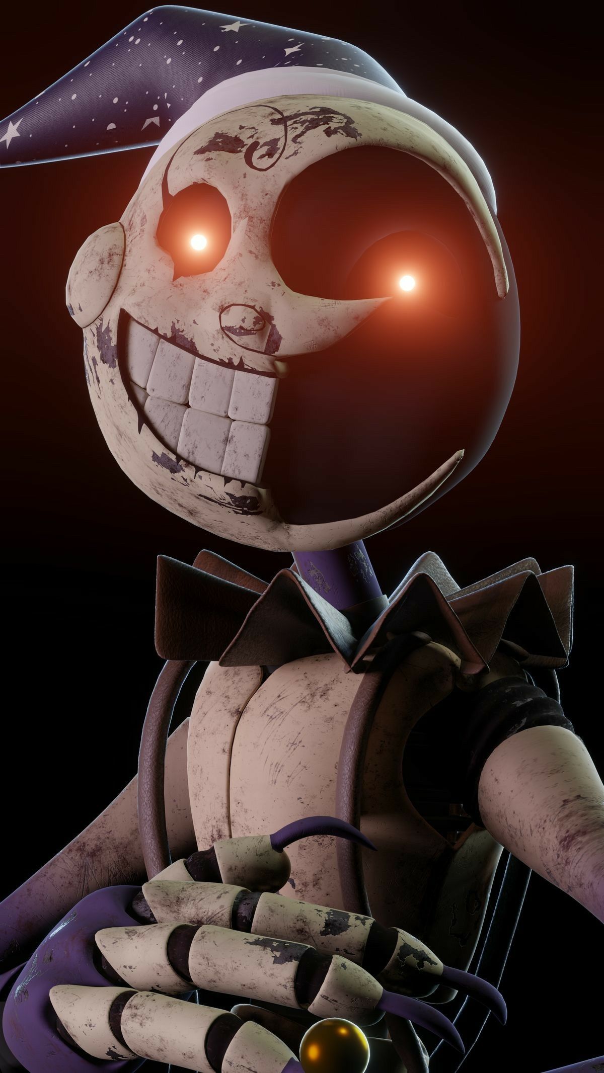 1200x2133  Moonface. Fnaf 9 (wallpapers for your phone) ООООН YEAH!!!!! | Микки маус  вечеринки, Фан арт, Игровые арты