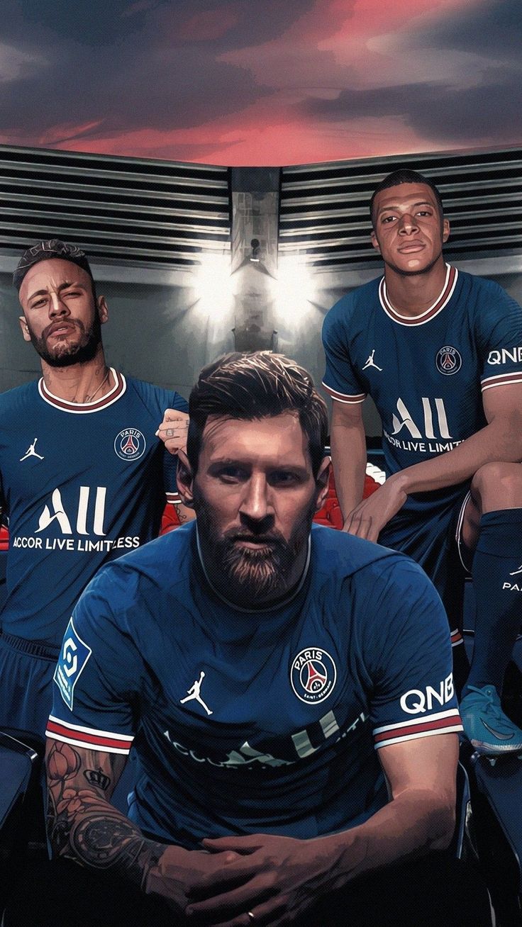 736x1308  Messi Neymar Mbappe | Neymar football, Messi and neymar, Neymar