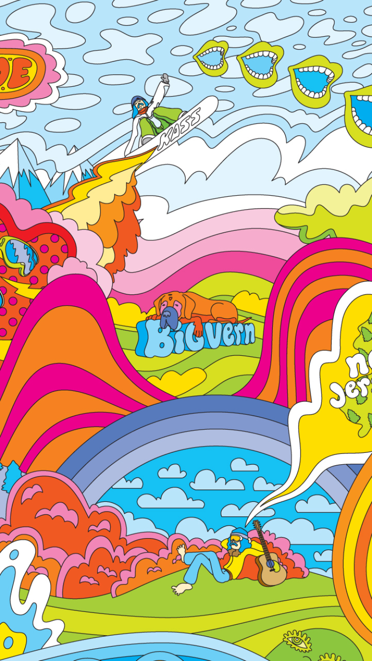 750x1334  Скачать обои \"Хиппи\" на телефон в высоком качестве, вертикальные картинки \" Хиппи\" бесплатно