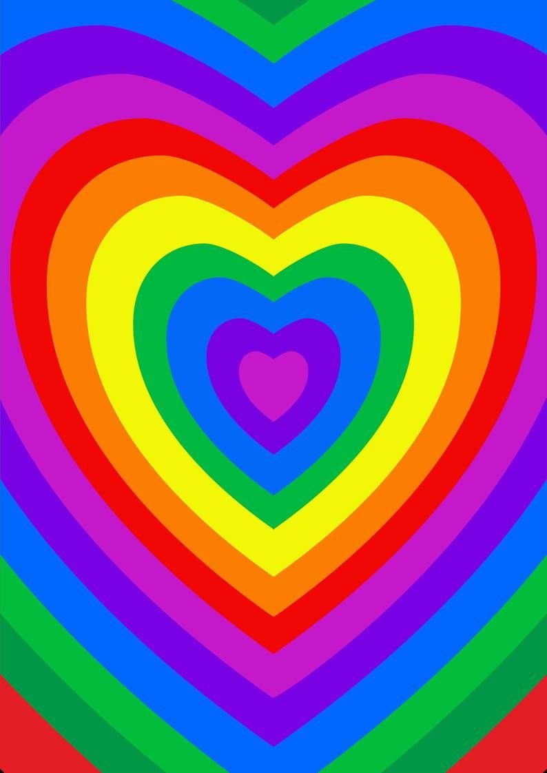 794x1122  Хиппи обои сердечки - 61 фото