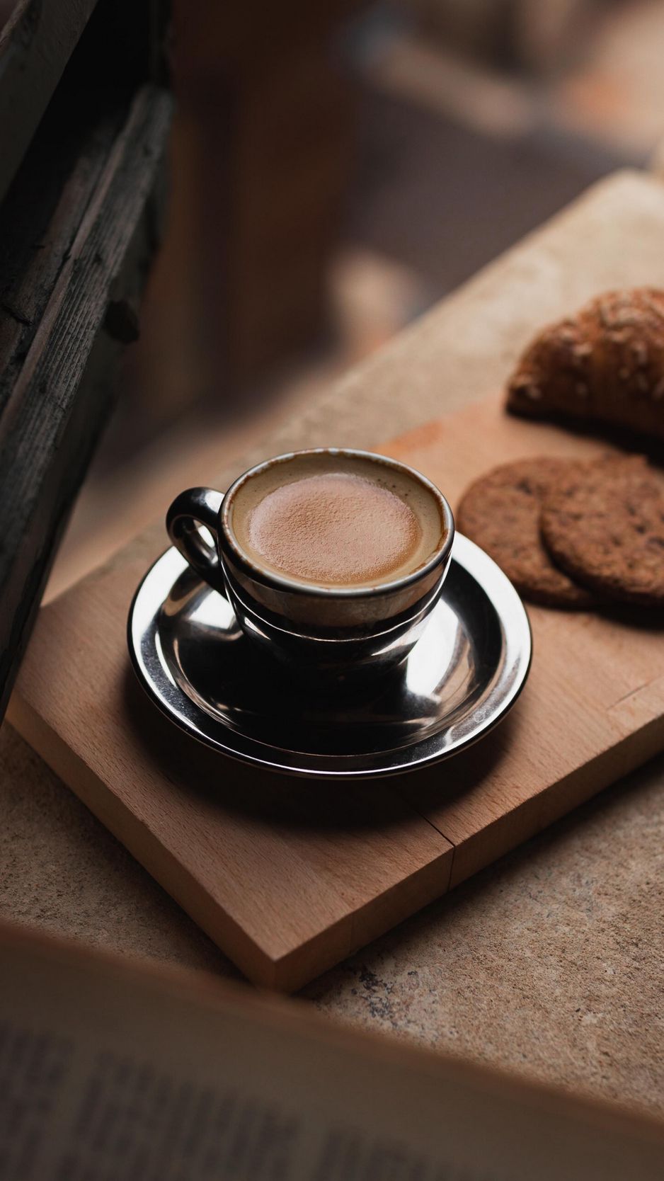 938x1668  Скачать 938x1668 кофе, чашка, напиток, тарелка обои, картинки iphone  8/7/6s/6 for parallax