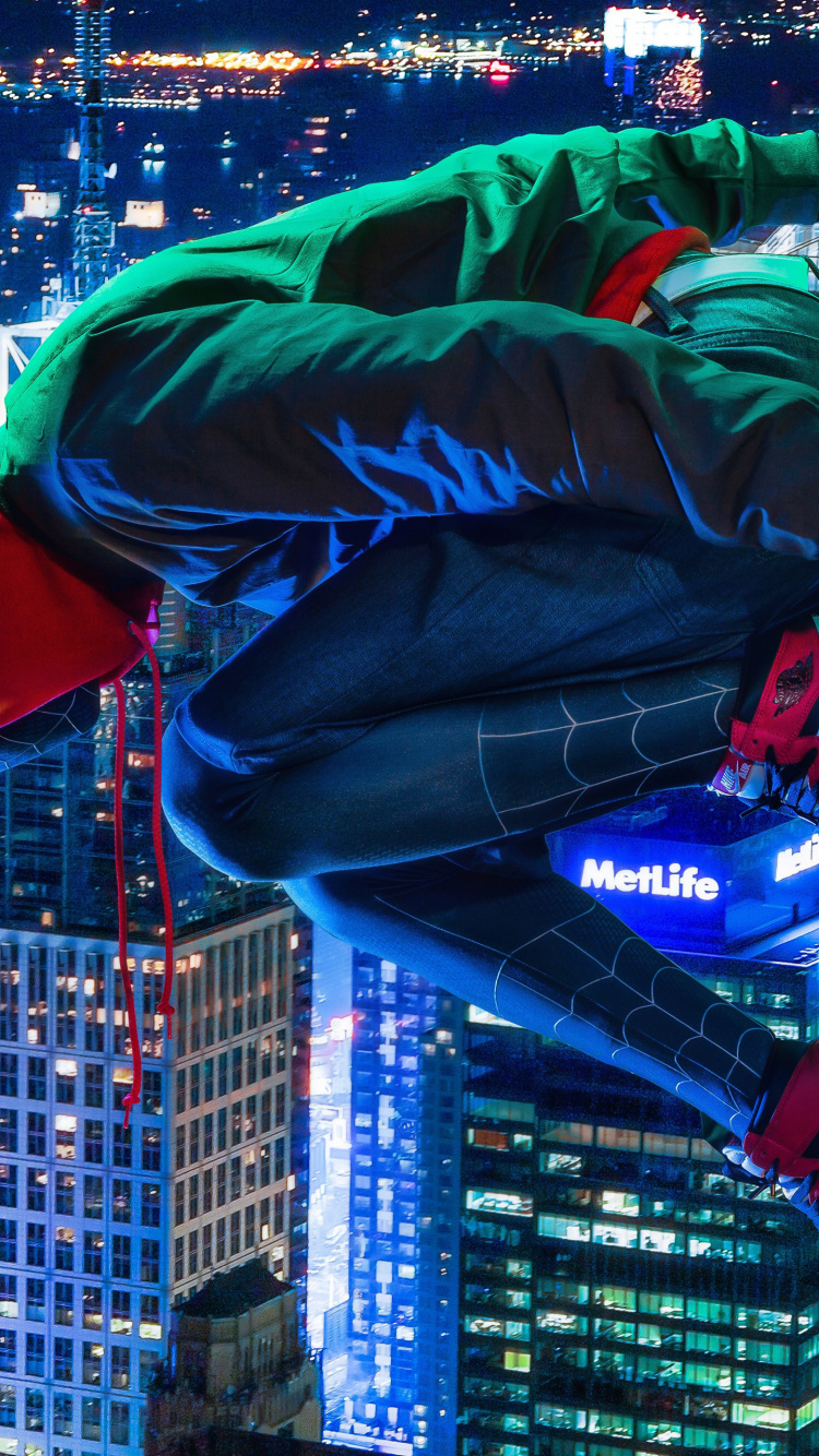 750x1334  Человек-паук: Через вселенные обои на iPhone 6, 6S, 7, 8, лучшие 750x1334  картинки | Akspic