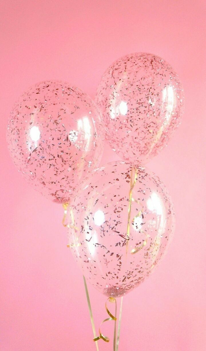 720x1225  Локскрин | Pink glitter confetti, Glitter balloons, Pink glitter