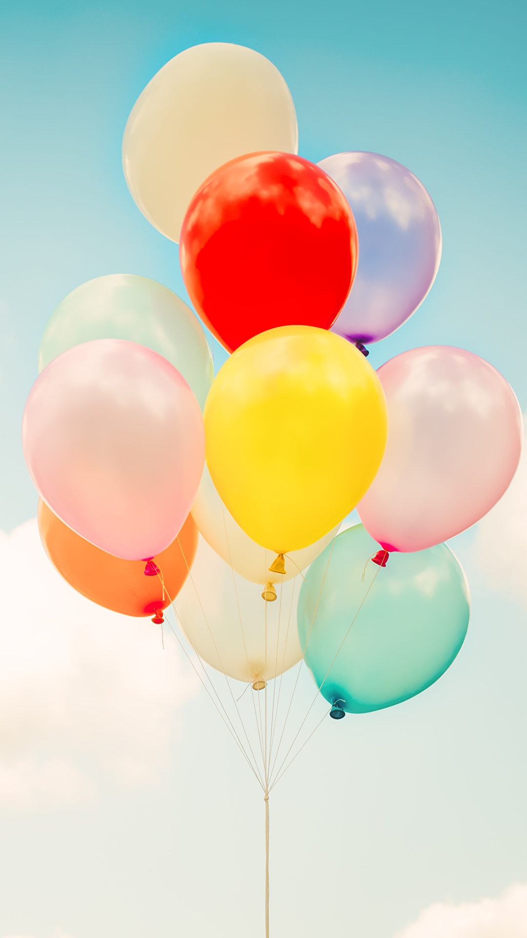 1080x1920  Фотографии Воздушный шарик Небо 1080x1920