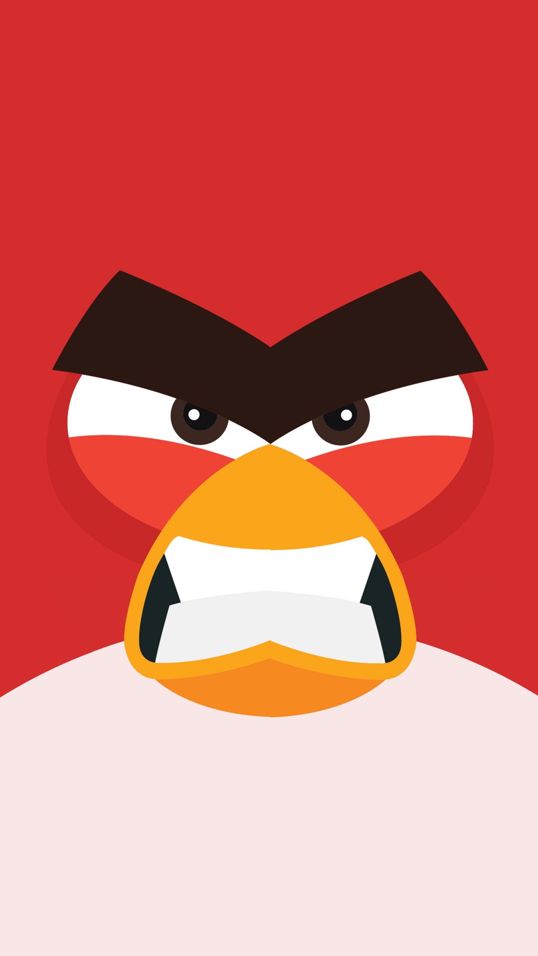 1080x1920  Обои Angry Bird Minimal 8k на телефон Android, 1080x1920 картинки и фото  бесплатно