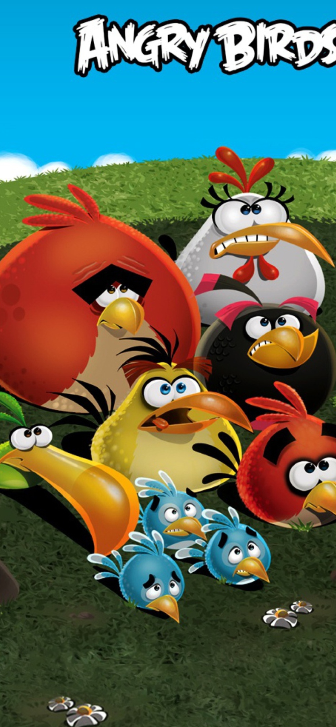1170x2532  Картинка Angry Birds для телефона и на рабочий стол iPhone 12 Pro