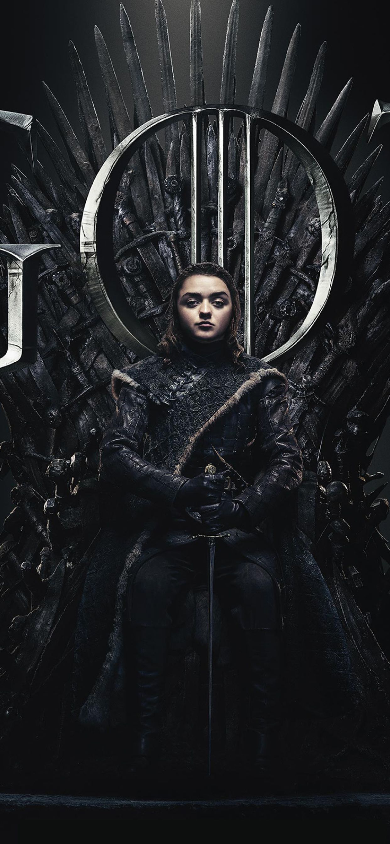 1242x2688  HD обои: Мэйси Уильямс Игра престолов Арья Старк | Обои Flare