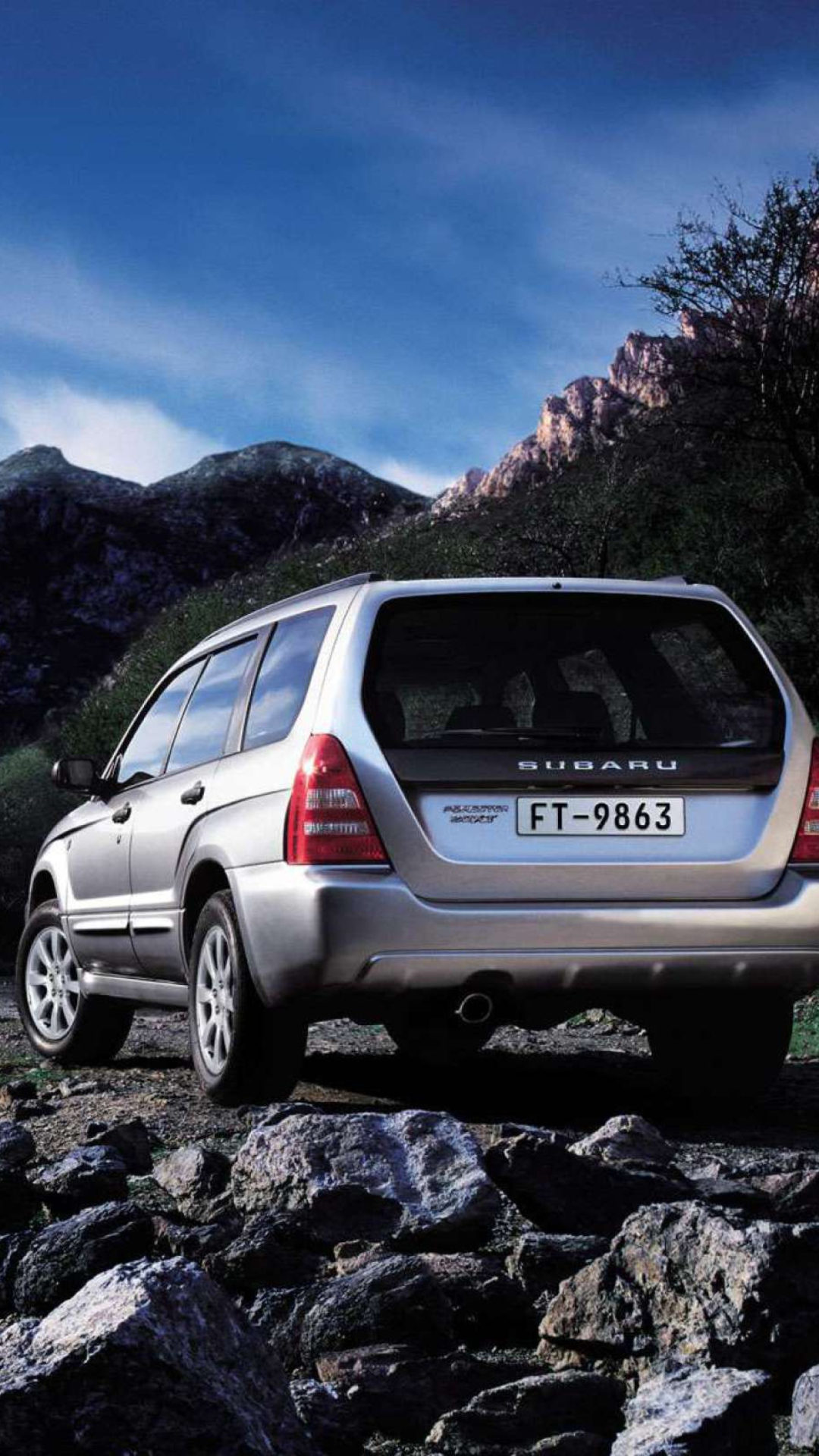 1080x1920  Картинка Subaru Forester на телефон iPhone 7 Plus