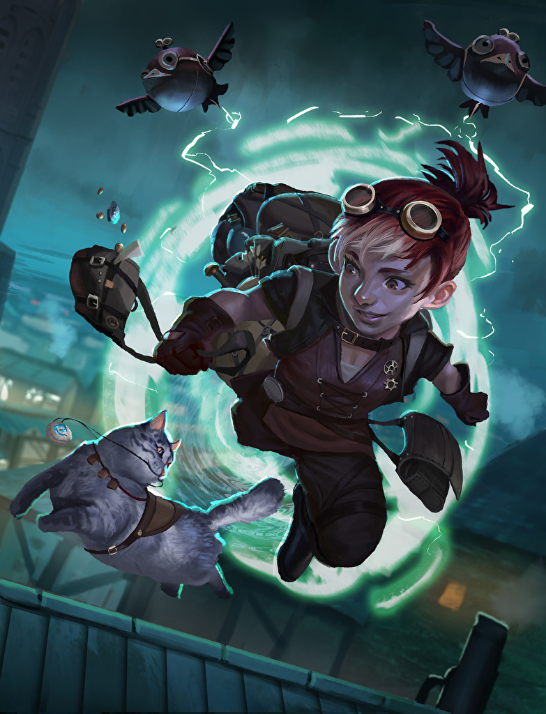 783x1024  Обои для рабочего стола Hearthstone: Heroes of Warcraft коты Магия