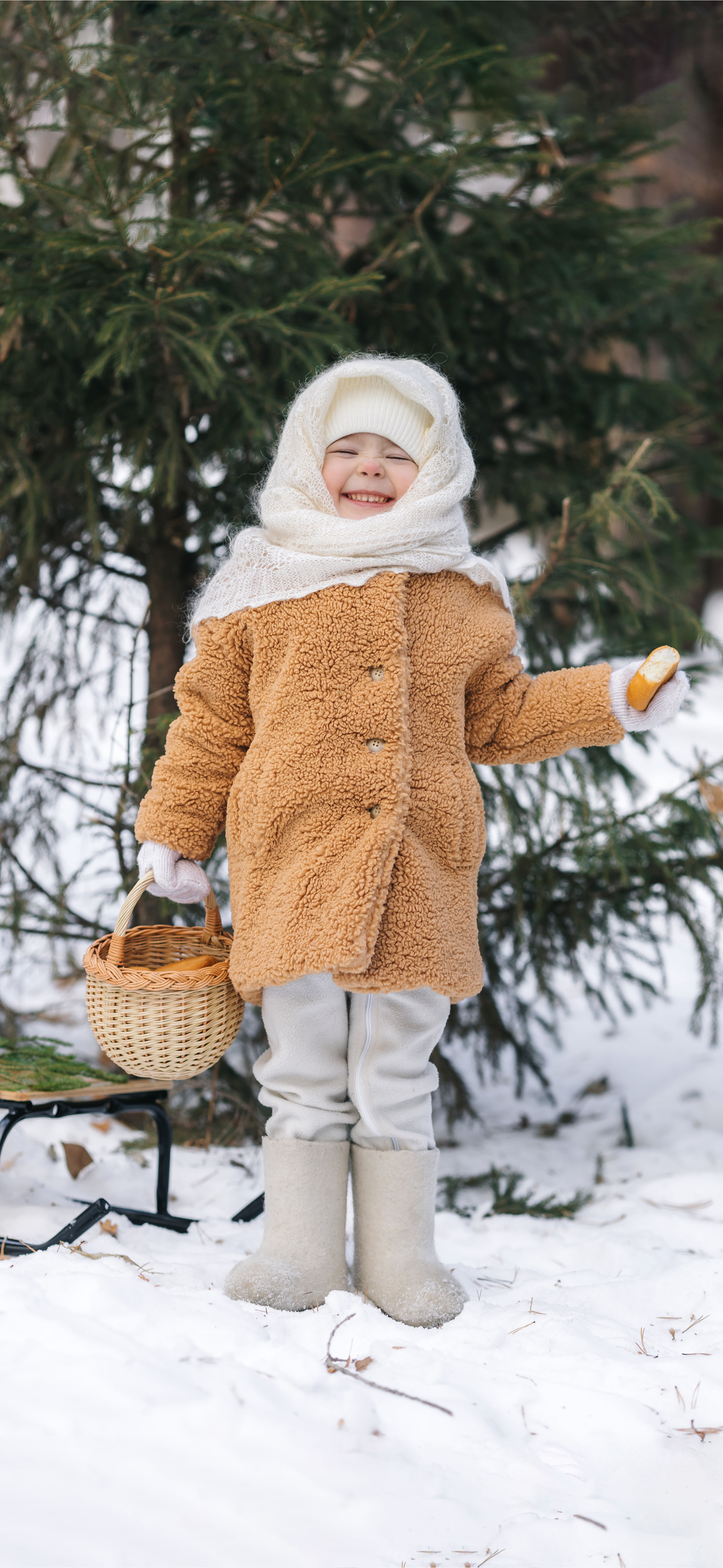 2457x5327  Зимние обои на телефон