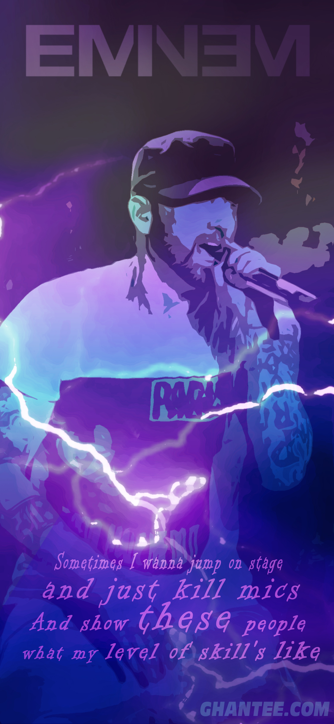 1125x2436   20+] Обои с логотипом Эминема на обояхSafari