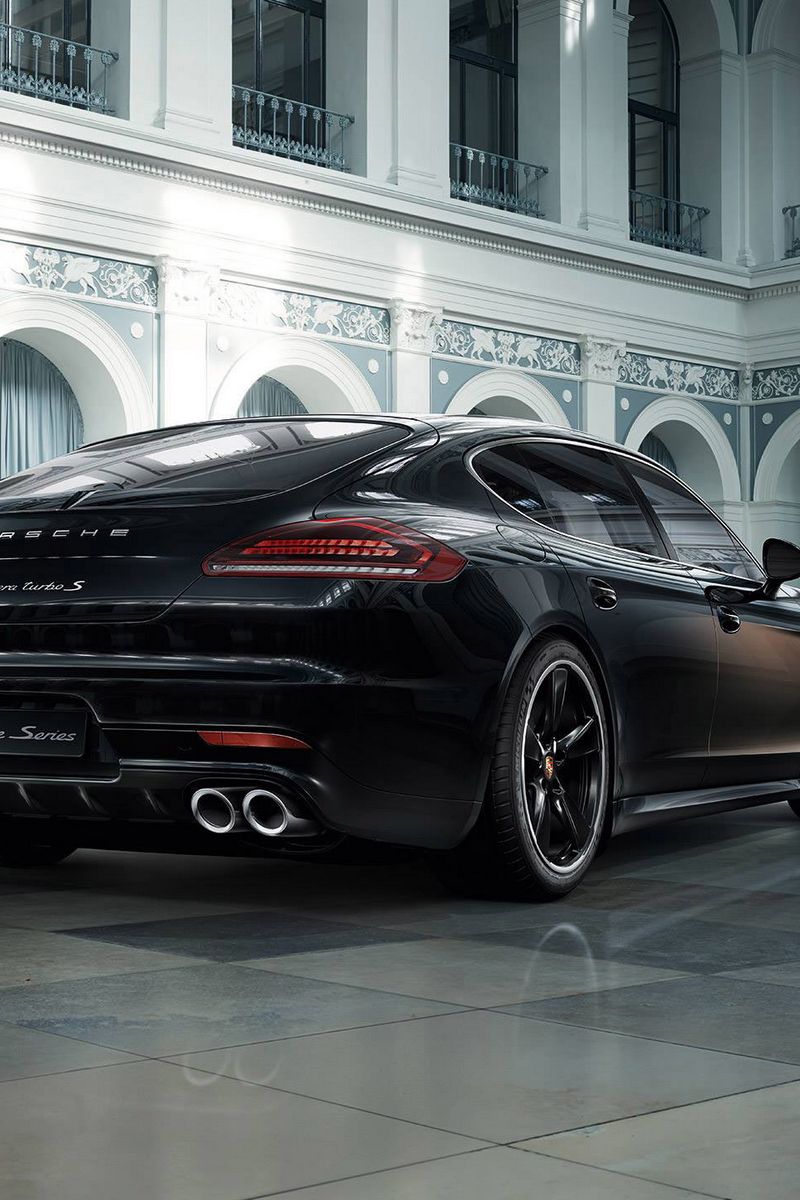 800x1200  Скачать 800x1200 porsche, panamera, эксклюзив, вид сзади, turbo s обои,  картинки iphone 4s/4 for parallax