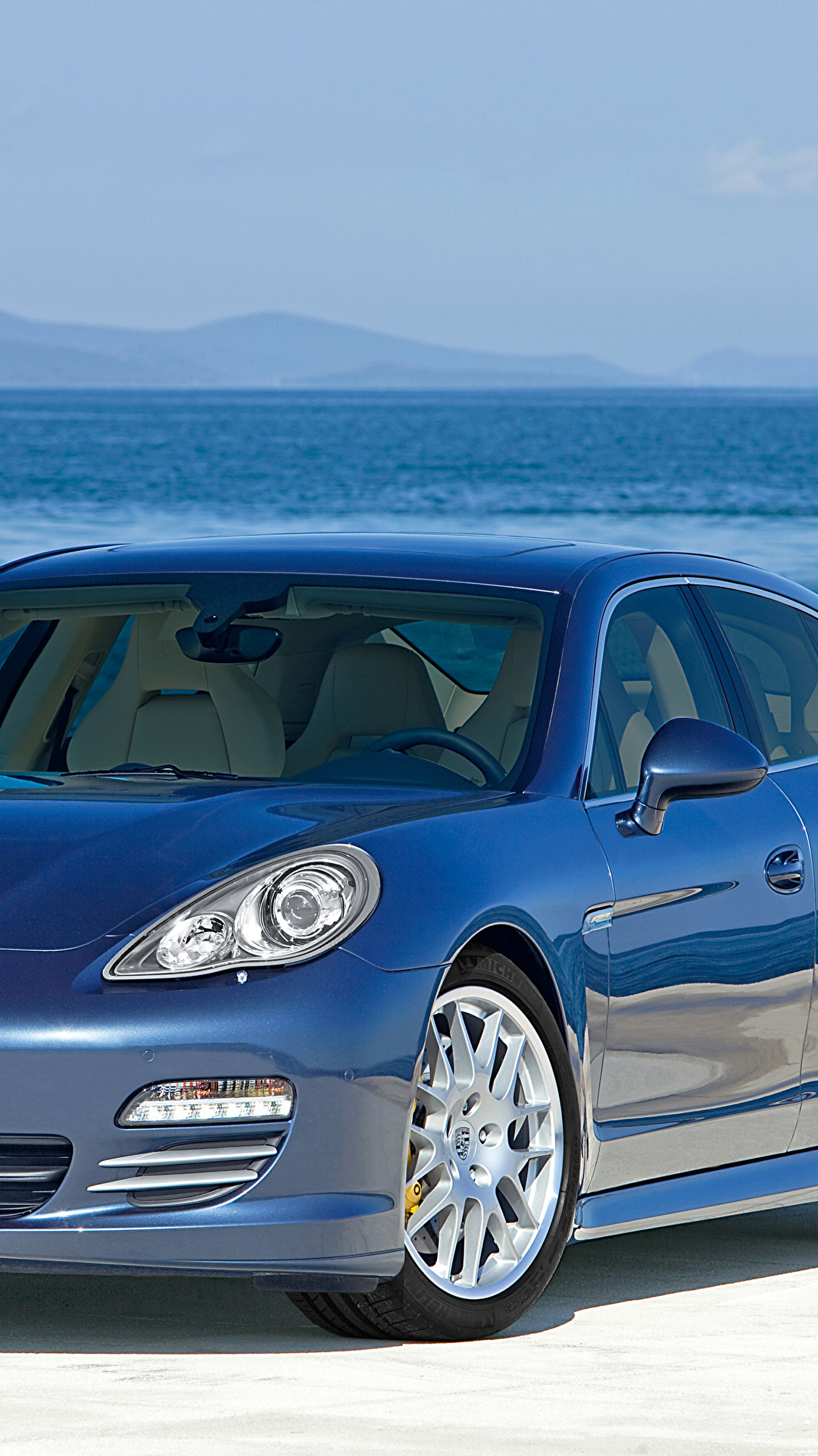 1080x1920  Картинки Порше Panamera 4S, Worldwide, 970 Синий Металлик 1080x1920