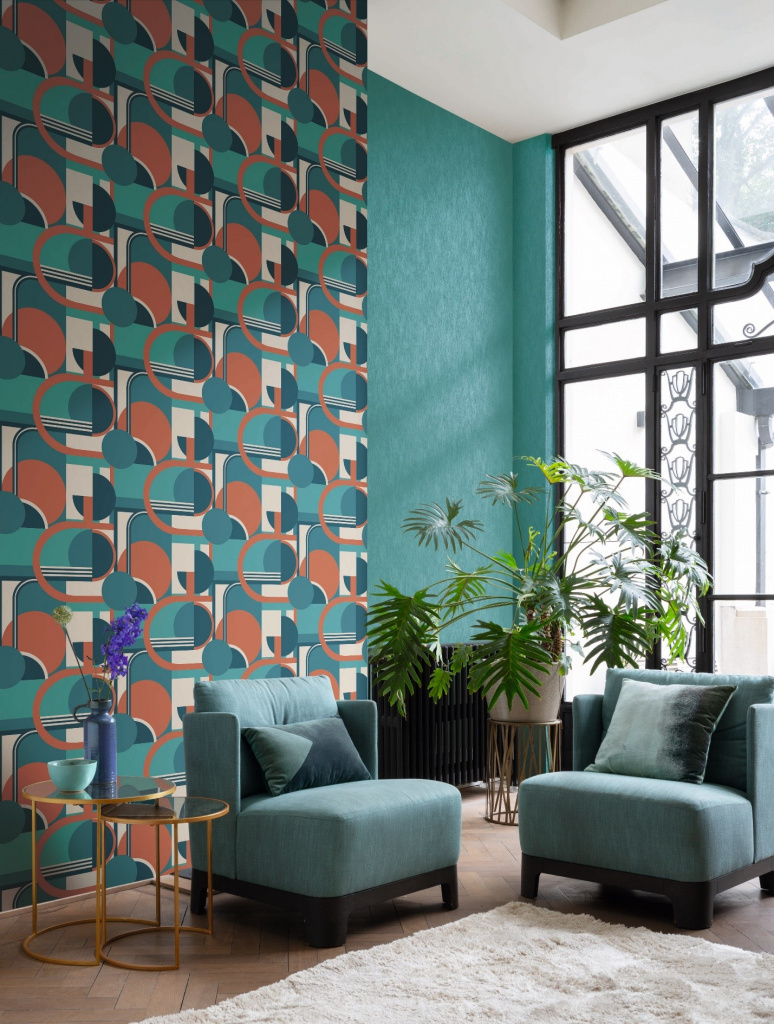 774x1024  Модные современные обои для гостиной