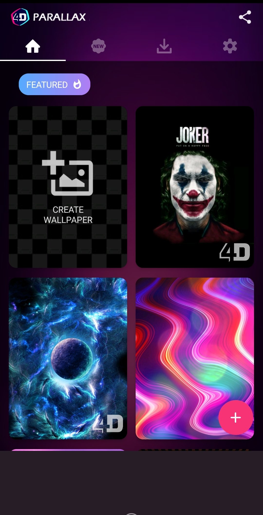 1080x2111  4D Parallax Wallpaper 2.3 - Скачать для Android APK бесплатно