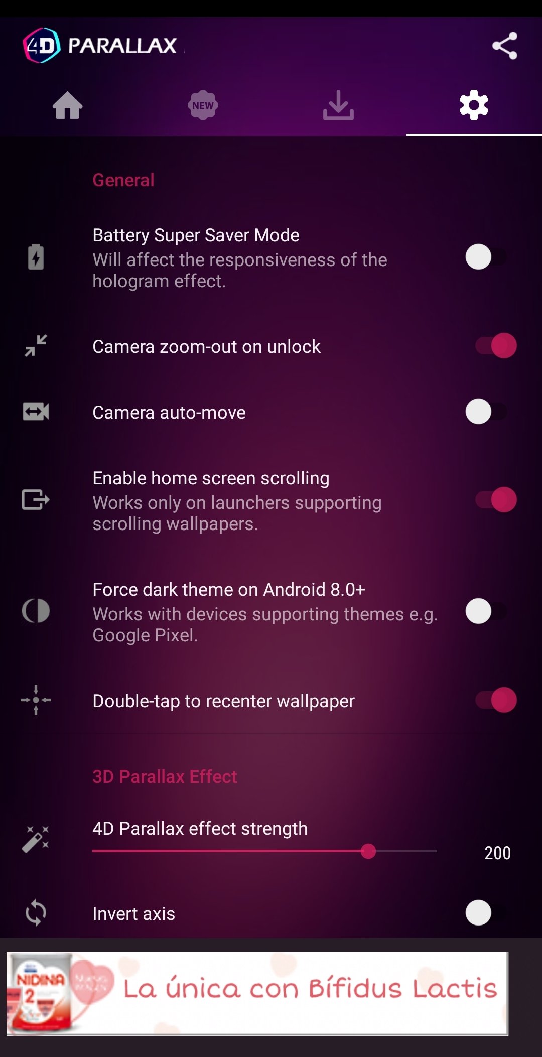 1080x2106  4D Parallax Wallpaper 2.3 - Скачать для Android APK бесплатно