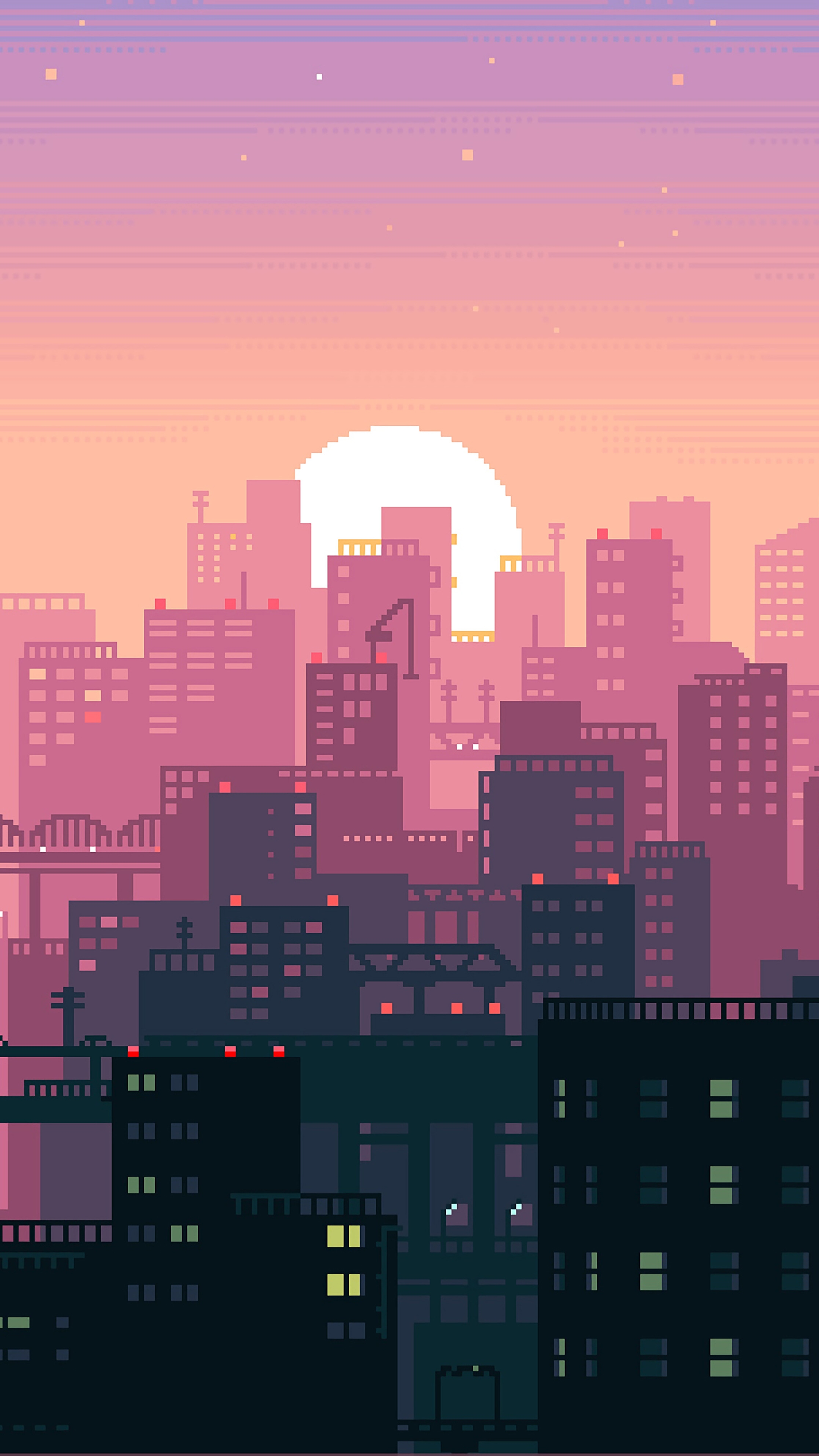 2160x3840  Пиксельные обои на телефон - 61 фото