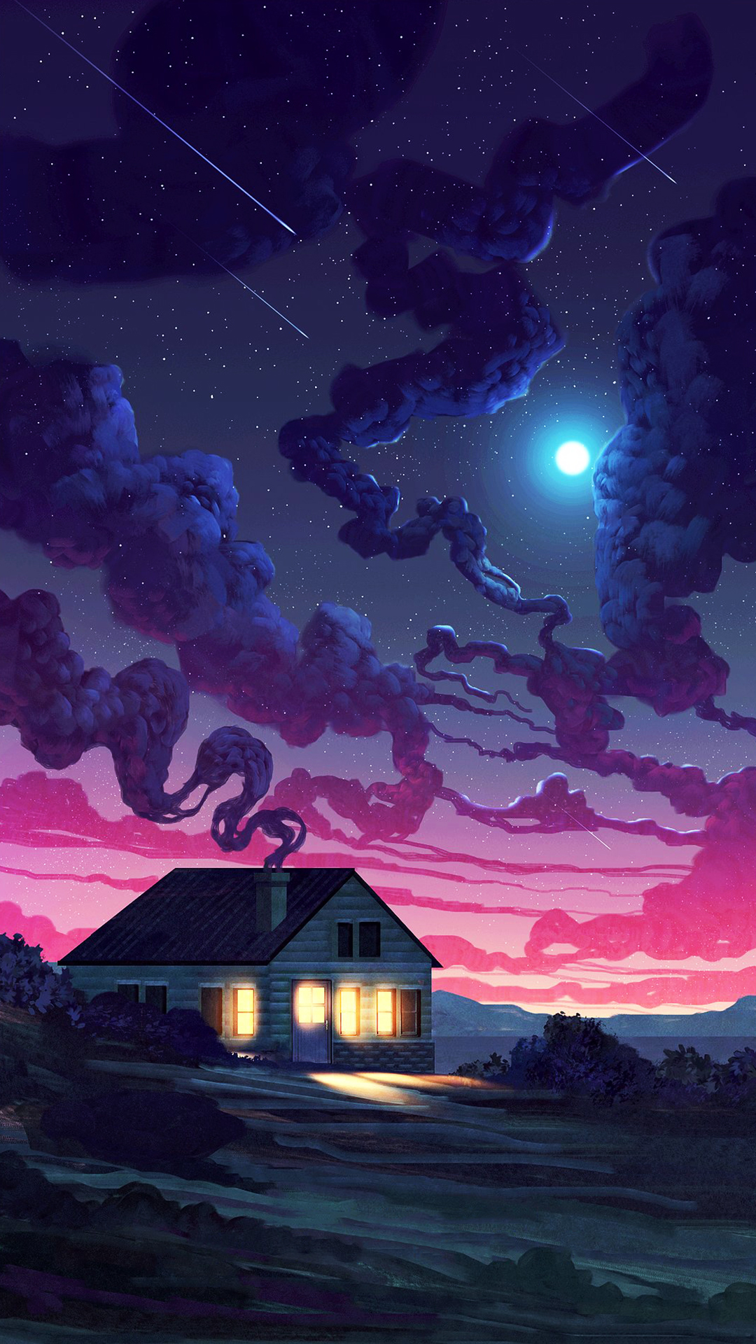 1080x1920  Wallpaper Art, Anime Art, Artist, Android, Cloud, Background - Download  Free Image