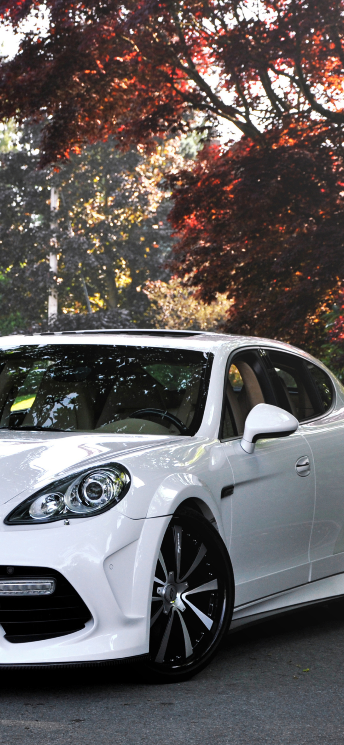 1170x2532  Обои Porsche Panamera на iPhone XR