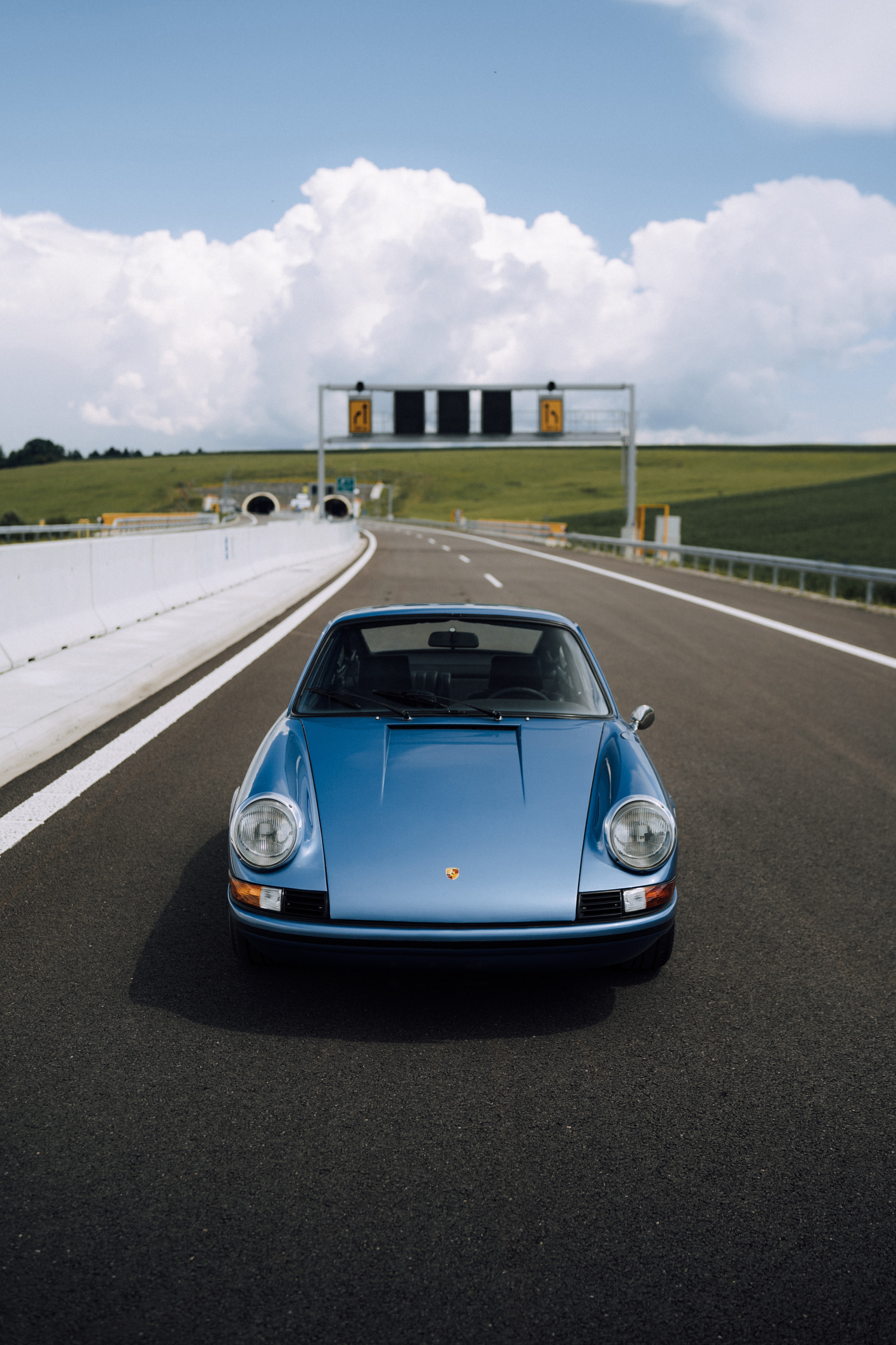 3951x5926  Mobile wallpaper: Road, Car, Front View, Cars, Porsche 911, Porsche, 66306  download the picture for free.