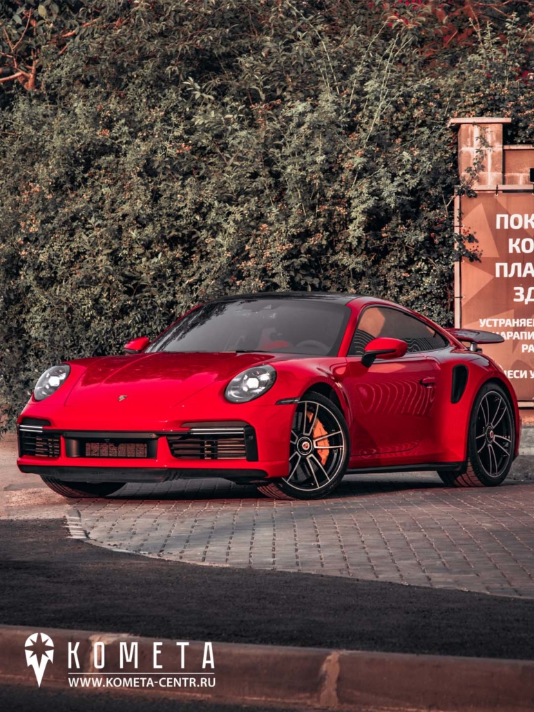 773x1030  Porsche 911 turbo S, оклейка автомобиля защитной пленкой