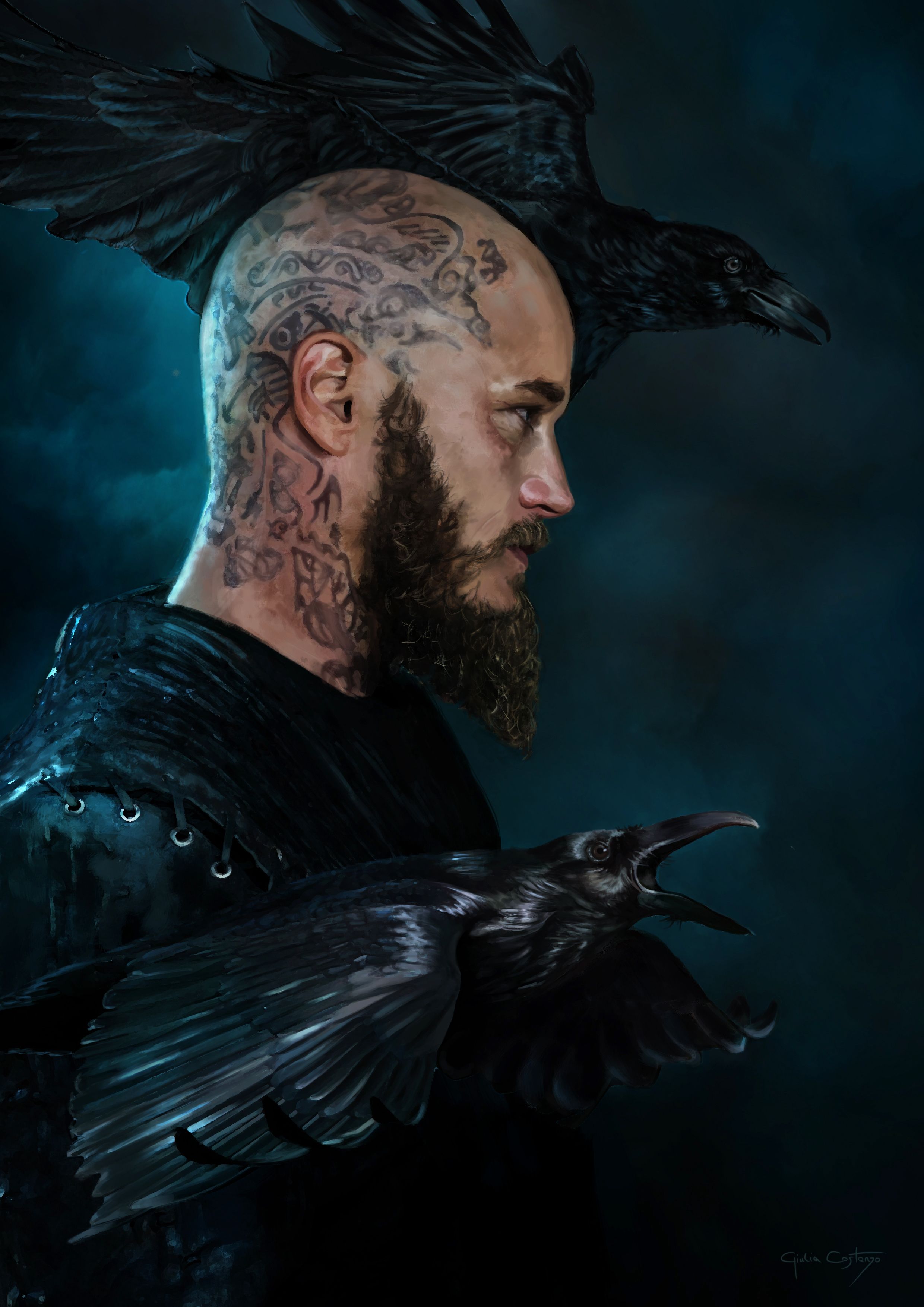 2480x3508  Скачать обои \"Рагнар Лодброк\" на телефон в высоком качестве, вертикальные  картинки \"Рагнар Лодброк\" бесплатно