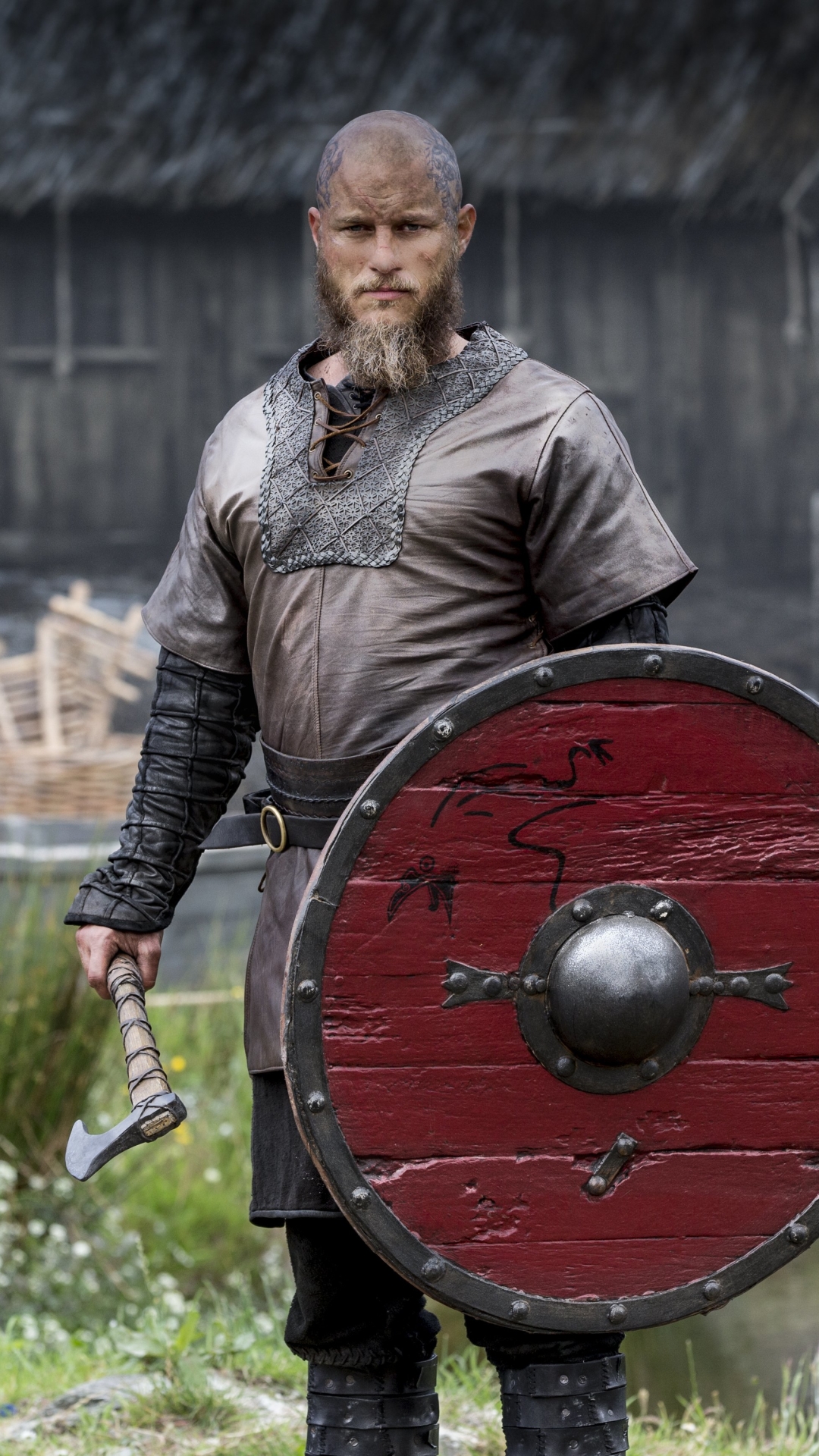 1080x1920  ᐉ Картина Викинги Рагнар Лодброк (DS452)