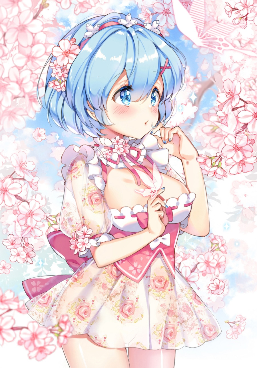 900x1286  аниме, аниме девушки, Re: Zero Kara Hajimeru Isekai Seikatsu, Ram (Re:  Zero), HD обои | Wallpaperbetter