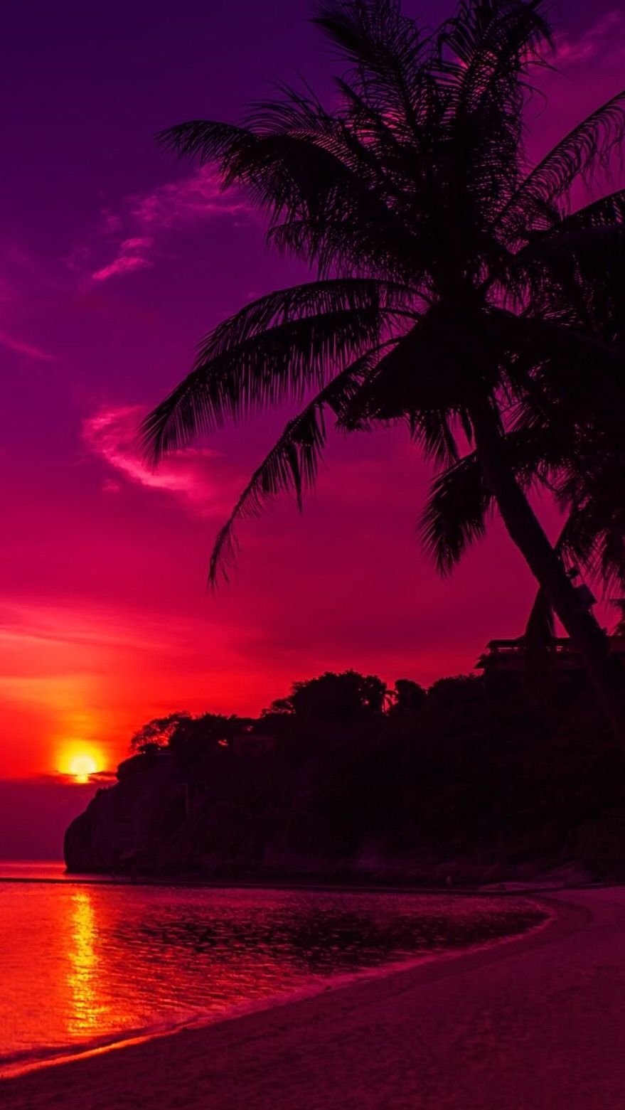 879x1561  Обои на телефон закат - фото и картинки: 66 штук