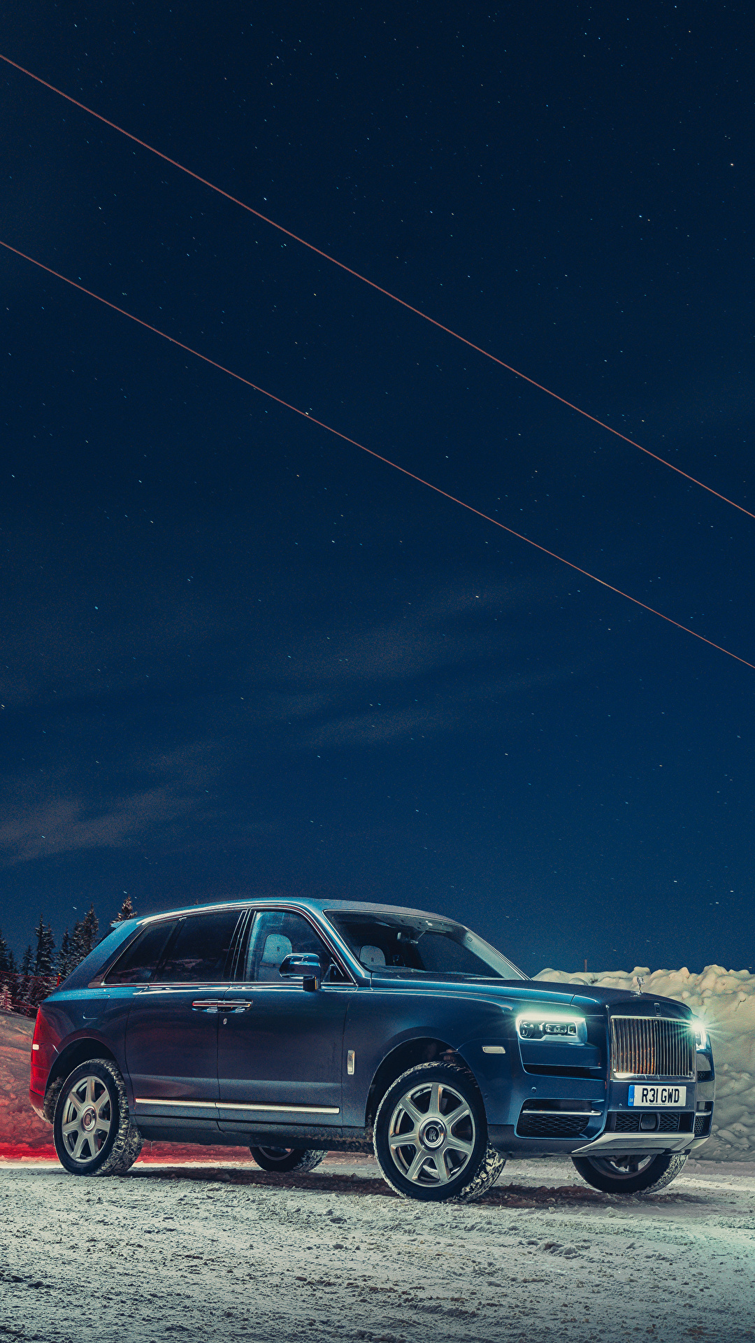 1080x1920  Photos Rolls-Royce 2018-19 Cullinan Blue automobile 1080x1920