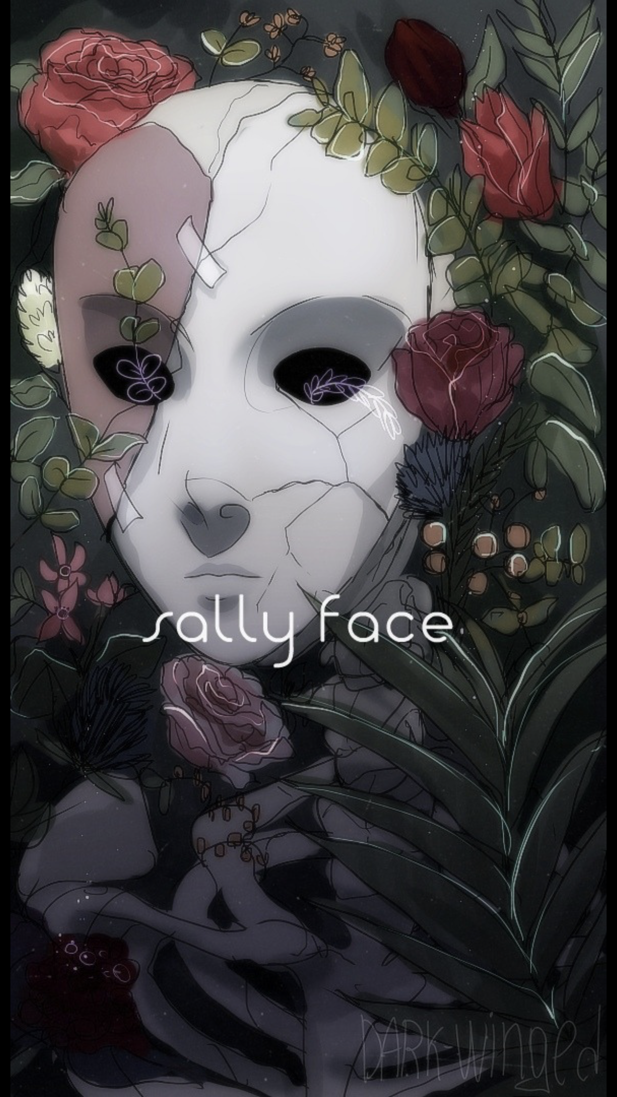 1242x2208  Sally Face | Sally face game, Face, Drawings