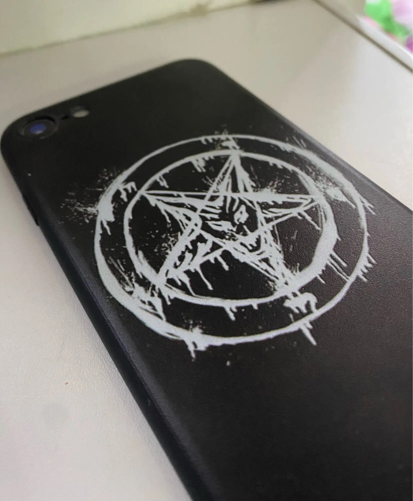 1651x2000  Черный мягкий резиновый чехол из ТПУ с дьяволом сатаной для телефона iPhone  13, 11 pro, XS, MAX, 8, 7, 6, 6S Plus, X, 5, фотографический чехол 2020 XR  | AliExpress