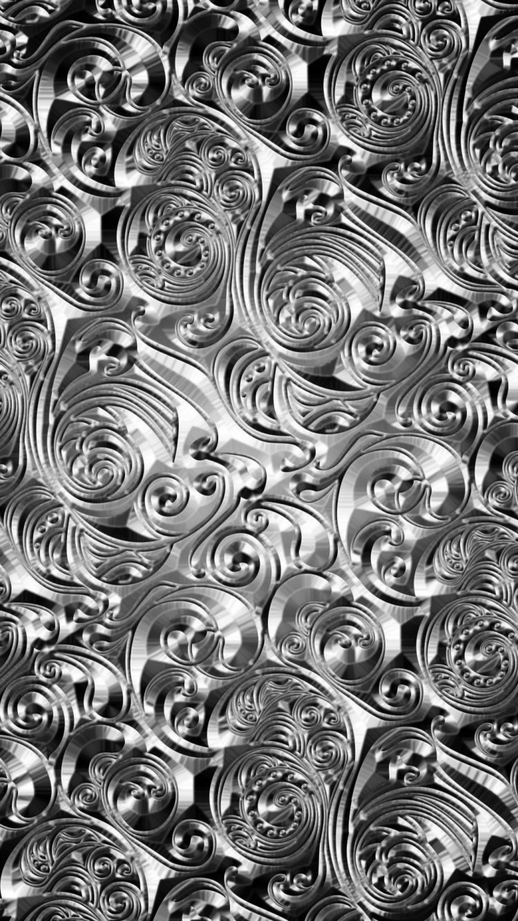 750x1334  Серебристые обои на телефон - 69 фото