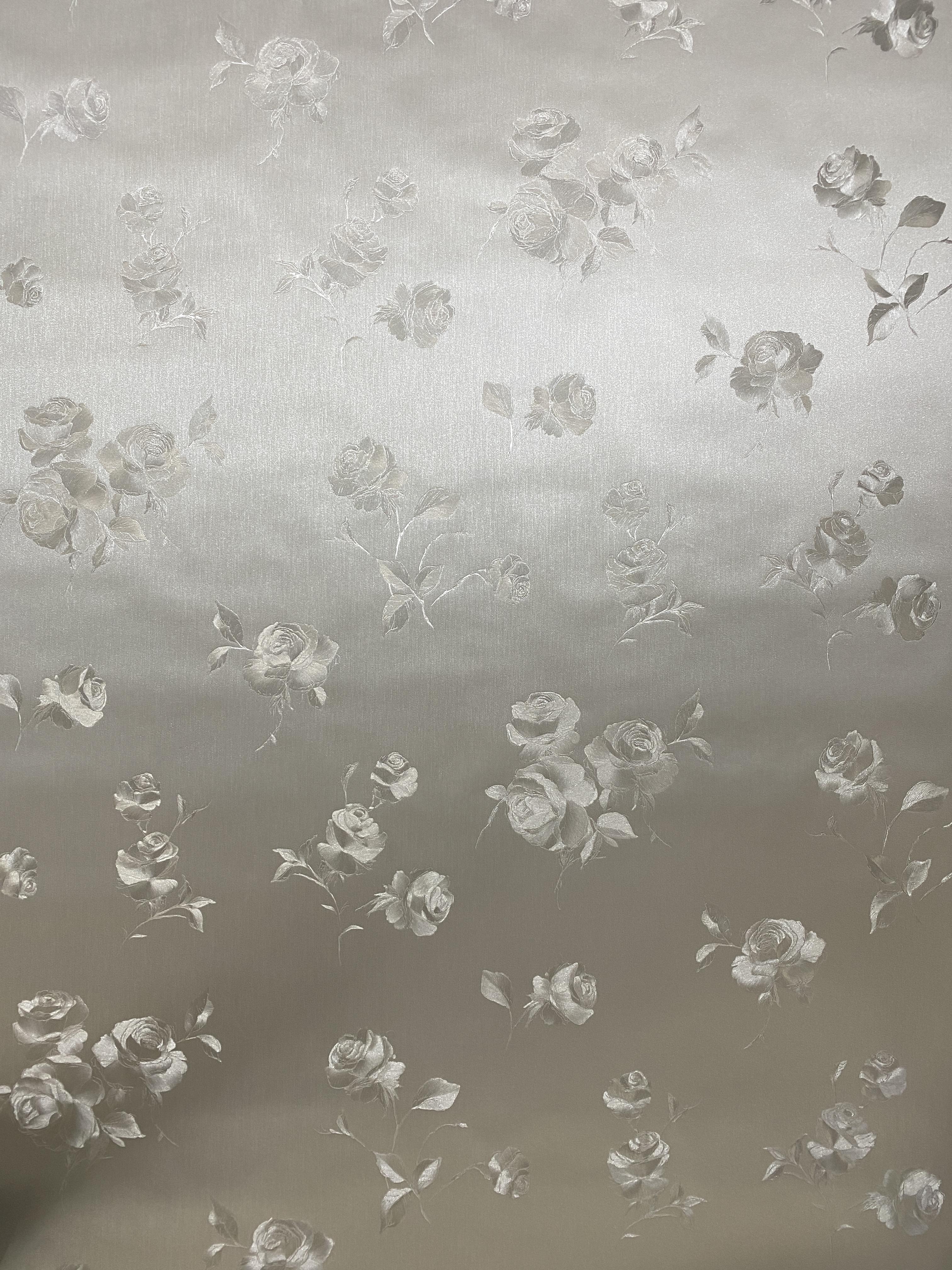 3024x4032  ᐉ Обои виниловые AS Creation Goldline 38043-3 Цветы на флизелиновой основе  Серый (38043-3 )