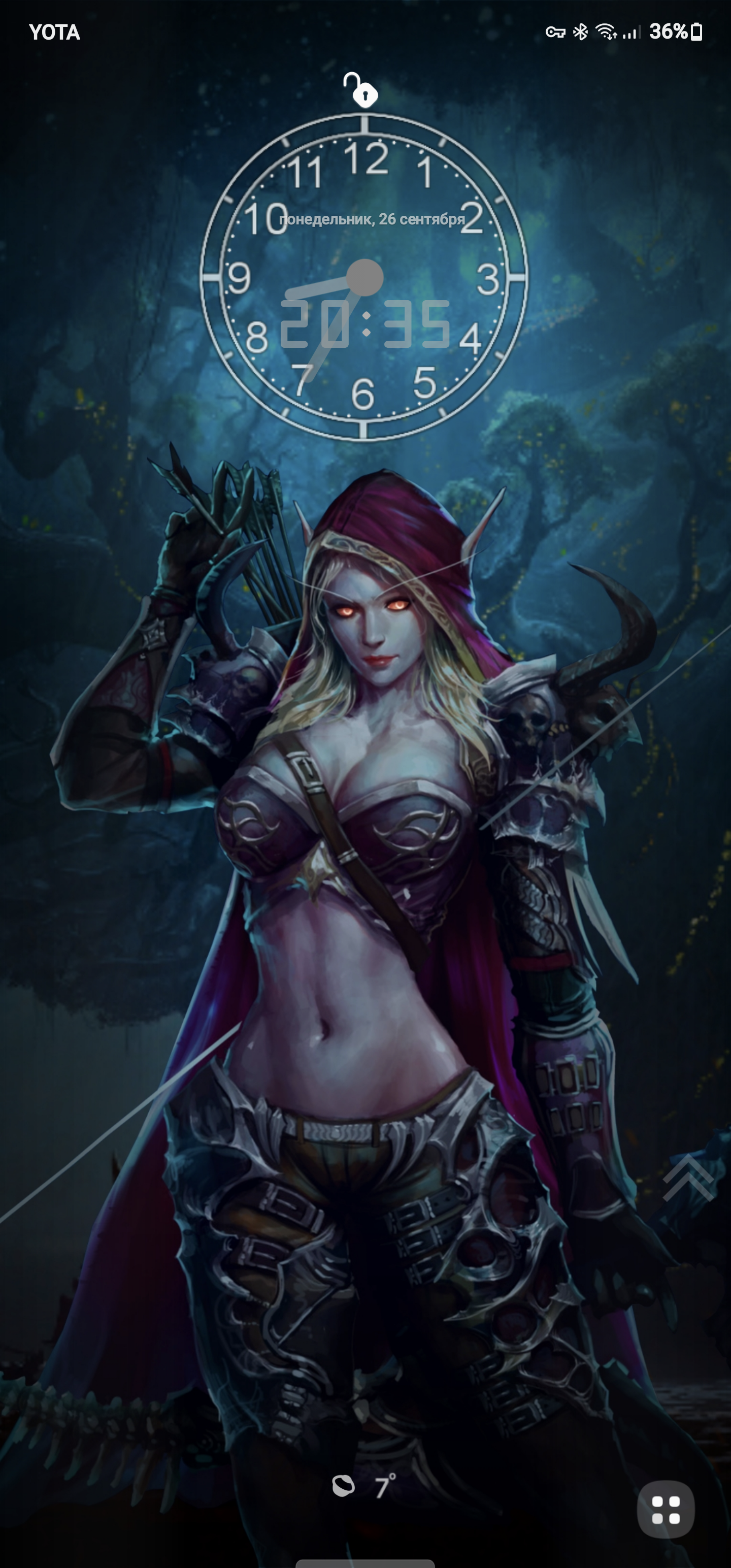 1440x3088  Фон на телефон #30 Sylvanas | Пикабу