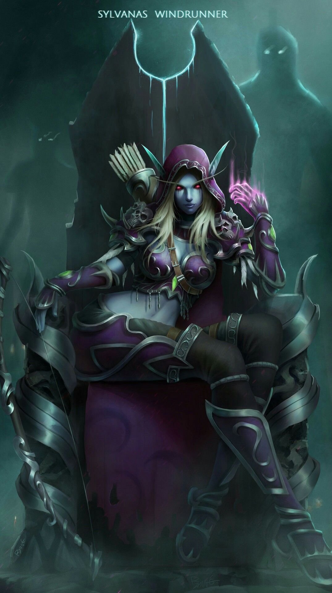 1075x1920  Сильвана Ветрокрылая арт - 61 фото