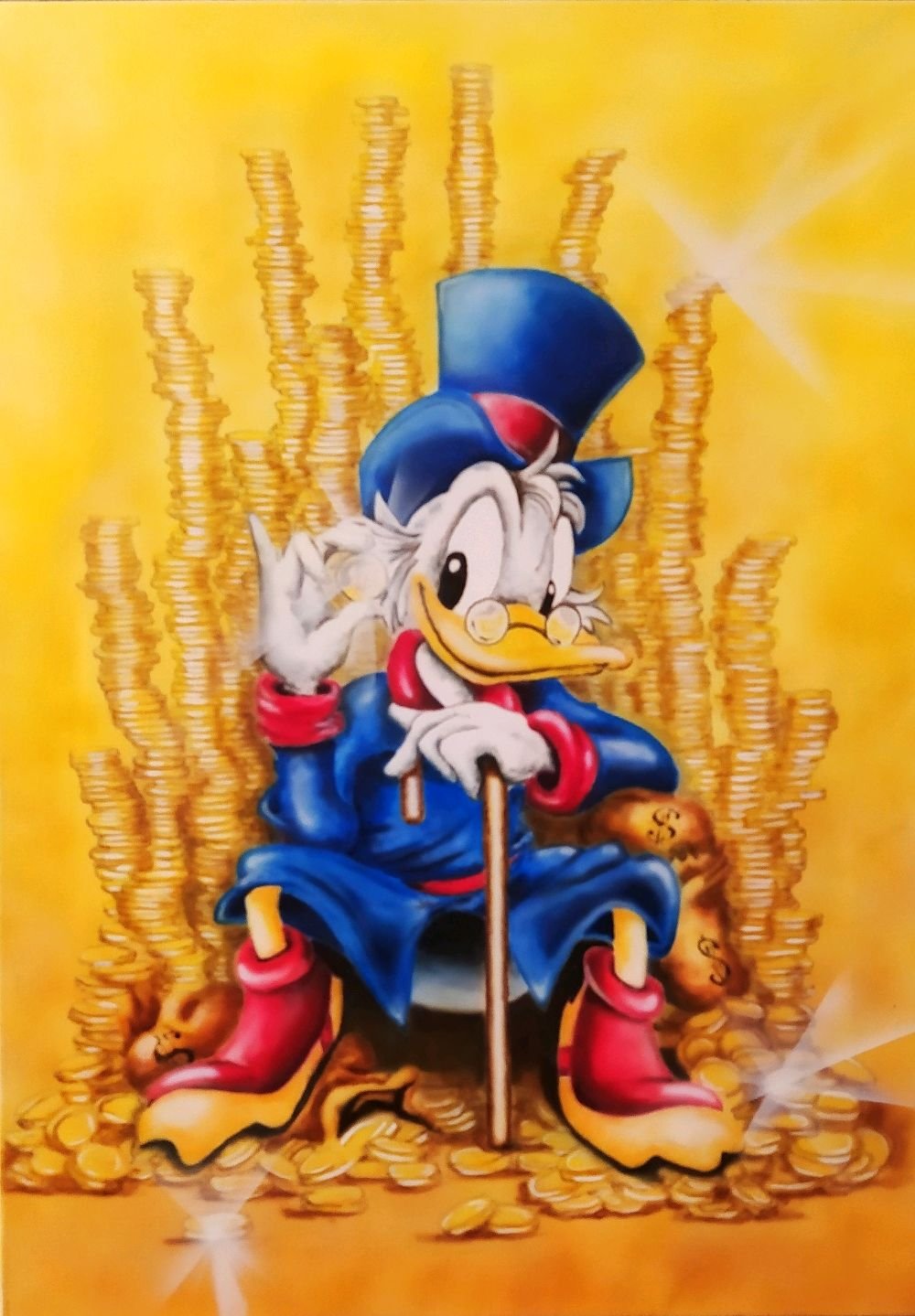 1000x1439  Картины по номерам \"Скрудж Макдак\" 50*60 см (PNХ2010) (ID#1609489996),  цена: 343.91 ₴, купить на Prom.ua