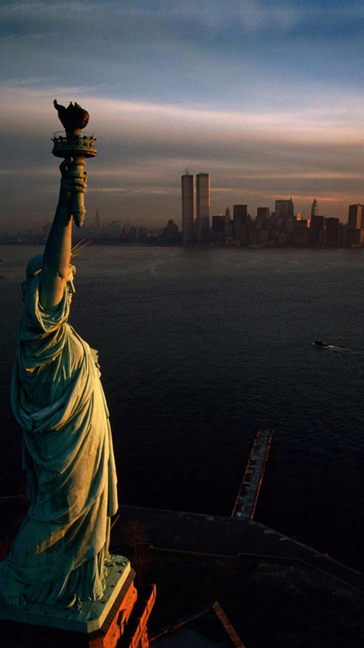 750x1334  Статуя свободы обои на iPhone 6, 6S, 7, 8, лучшие 750x1334 картинки | Akspic