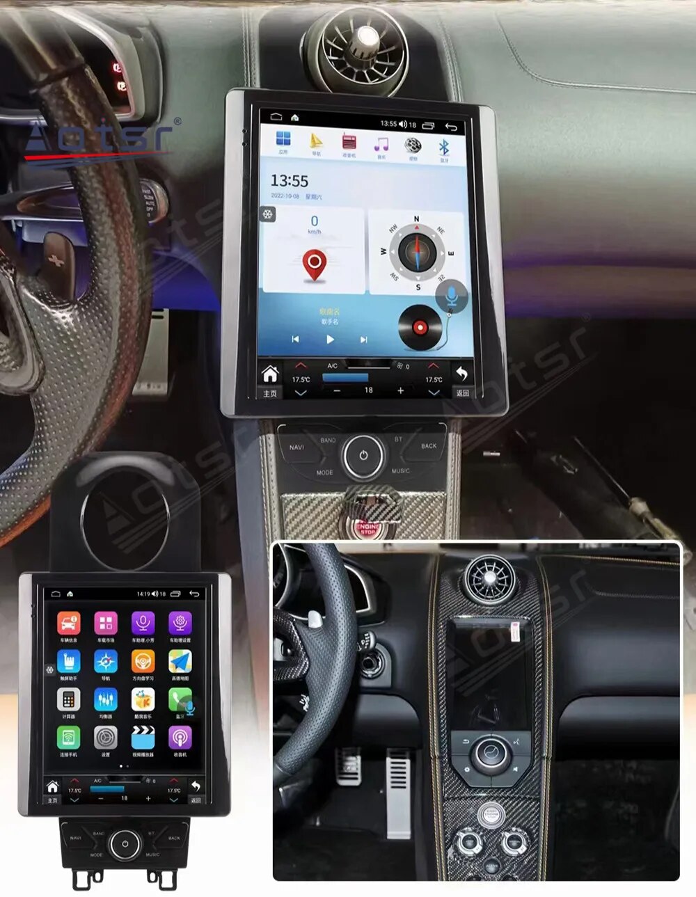 1000x1289  Автомобильная магнитола Carplay для McLaren GT, универсальная  мультимедийная стерео-система на Android 12,0 с GPS, Wi-Fi, видеоплеером,  типоразмер 2DIN | AliExpress