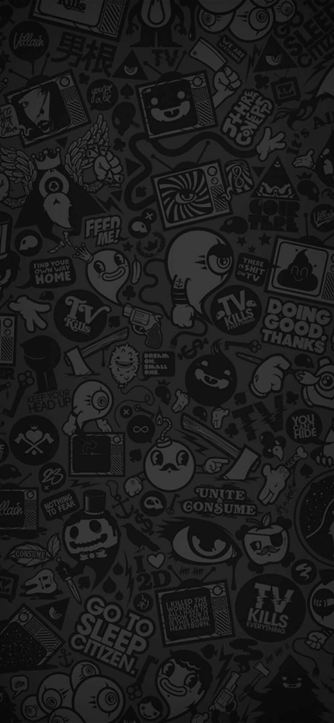 1125x2436  Стикербомбинг | DeskArt